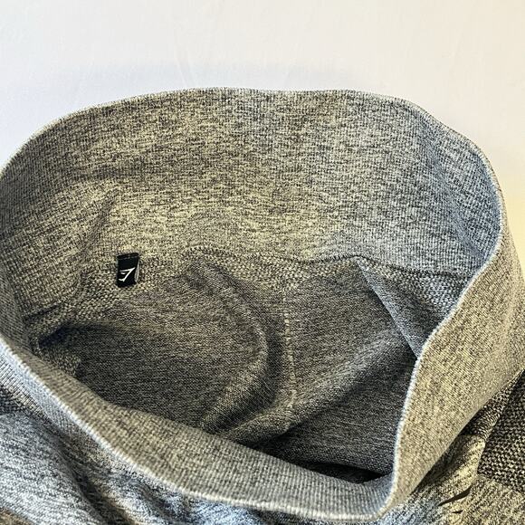 GYMSHARK FLEX HIGH WAISTED LEGGINGS Gray Spellout Logo Women’s Size S B1A2Q - Picture 5 of 10